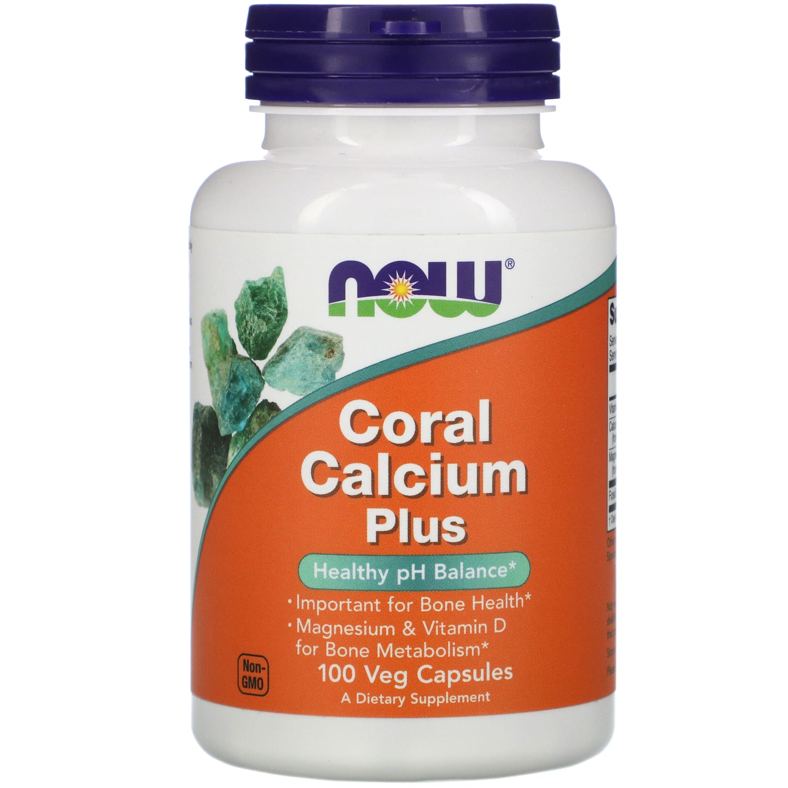 Now Foods, Coral Calcium+Mag+Vitamin D, 100 Vegetarian Capsules