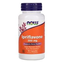 Now Foods, IPRIFLAVONE 300mg, 90 Capsules UPC 733739014450 | HiLife Vitamins