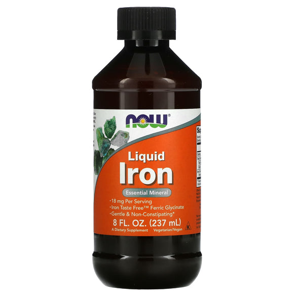 Now Foods, Iron, 8 OZ Liquid - 733739014474 | Hilife Vitamins