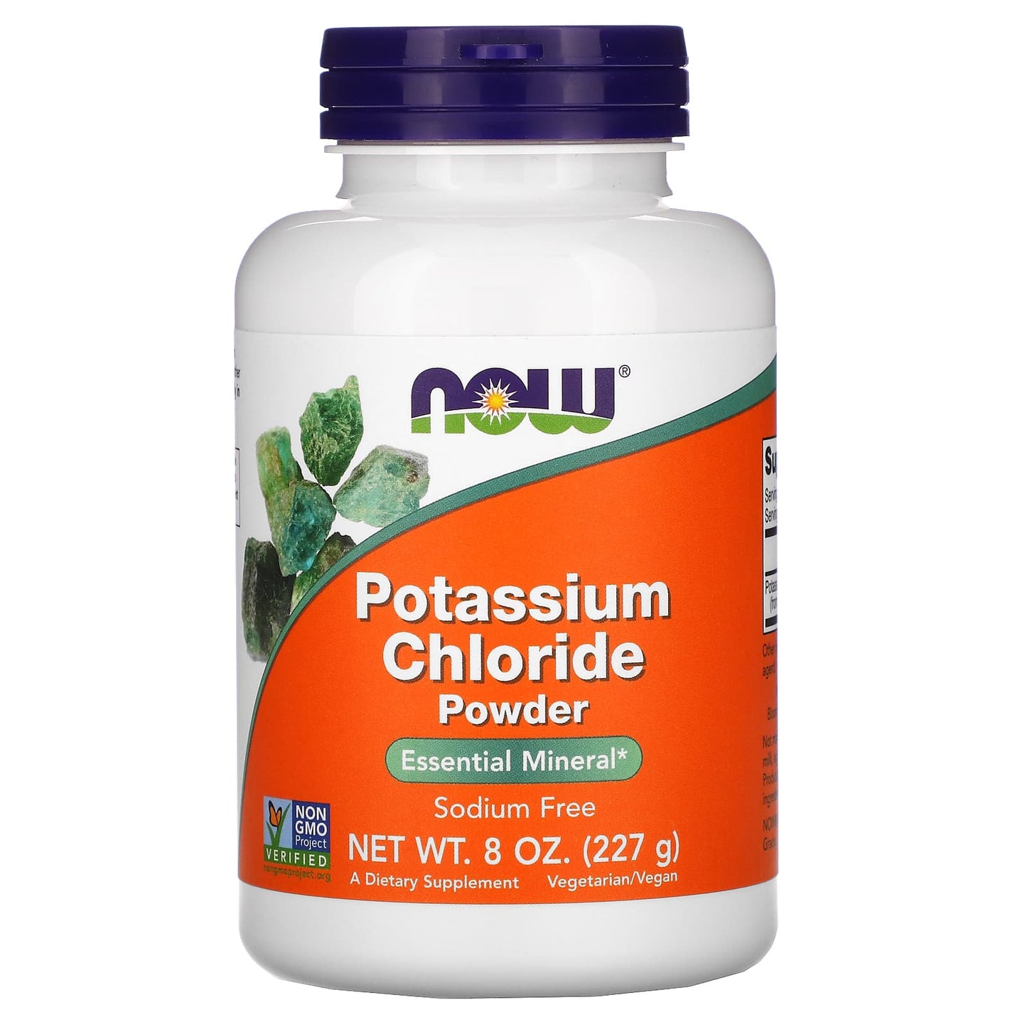 Now Foods, Potassium Chloride, 8 OZ Powder - 733739014504 | Hilife Vitamins