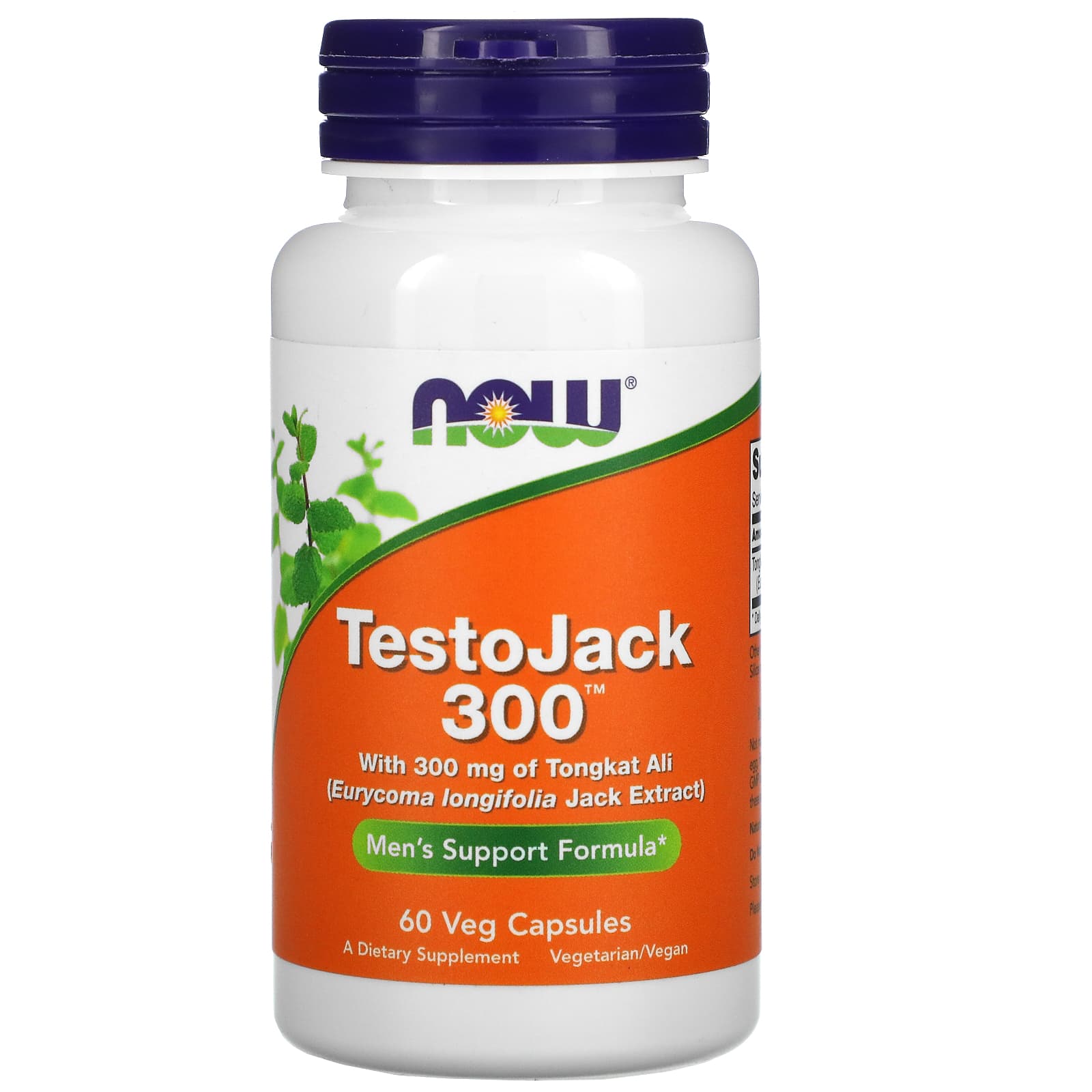 Now Foods, Testojack 300, 60 Vegetarian Capsules - 733739022028 | Hilife Vitamins