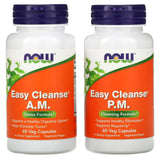 Now Foods, Easy Cleanse 1pk Am/Pm, R Veg Capsules - [product_sku] | HiLife Vitamins
