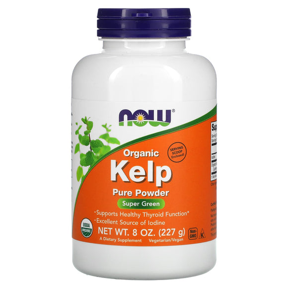Now Foods, Organic Kelp, Pure Powder, 8 oz - 733739026767 | Hilife Vitamins