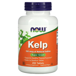 Now Foods, Kelp 150 mcg, 200 Tablets - 733739026804 | Hilife Vitamins