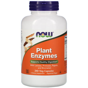 Now Foods, Plant Enzymes, 240 Veg Capsules - 733739029676 | Hilife Vitamins