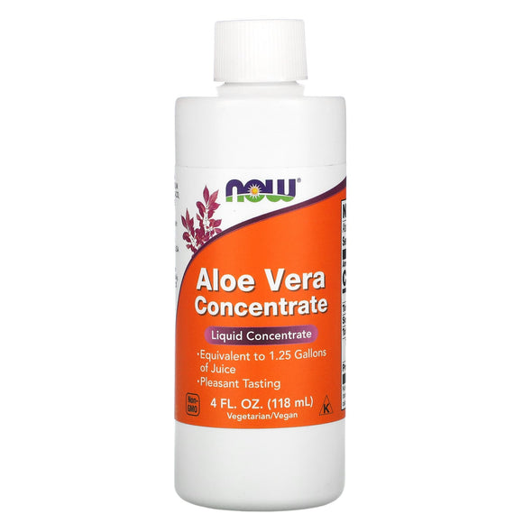 Now Foods, Aloe Vera Concentrate, 4 fl oz - 733739030306 | Hilife Vitamins