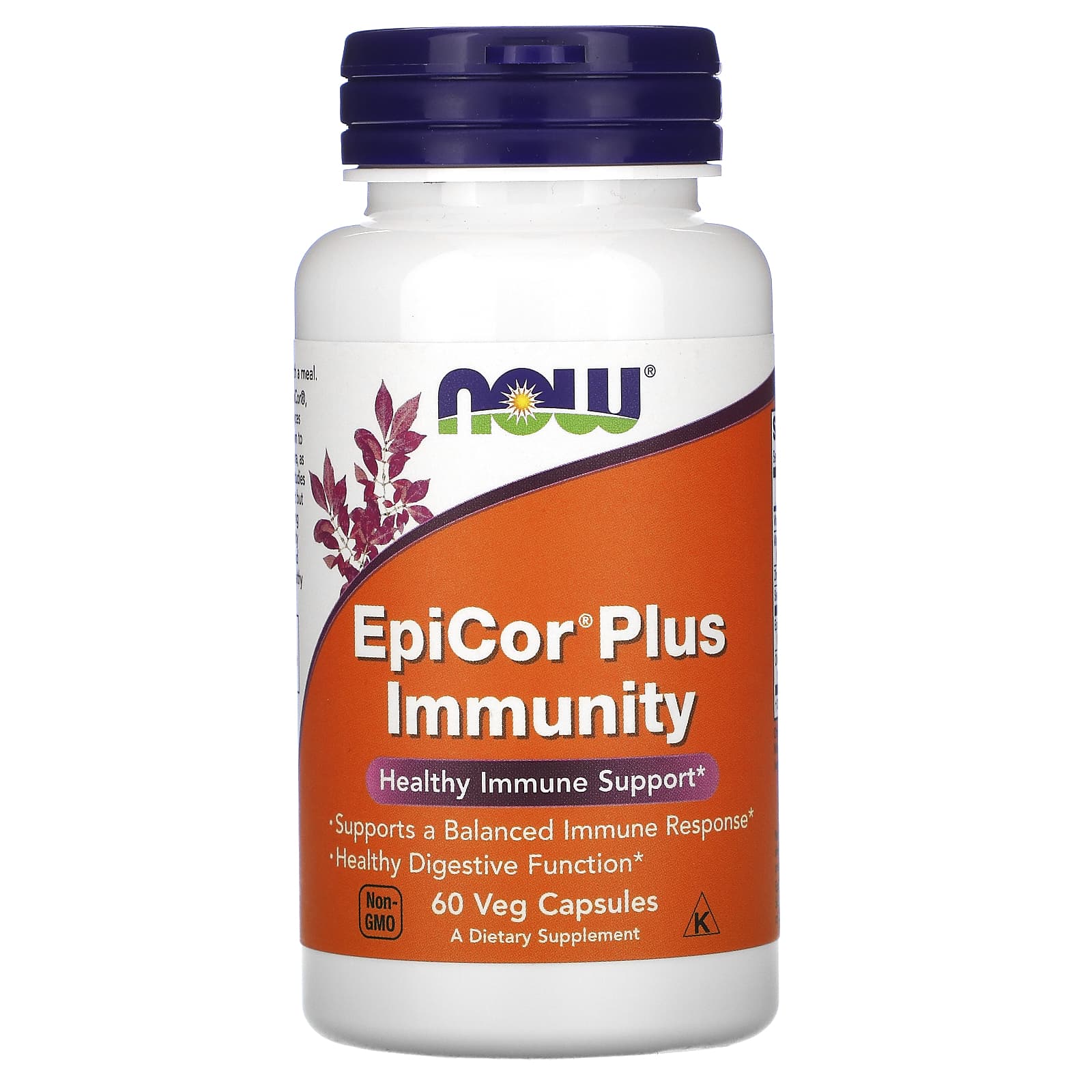 Now Foods, Epicor® Plus Immunity, 60 Vegetarian Capsules - 733739030375 | Hilife Vitamins
