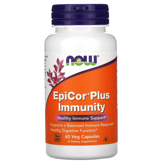 Now Foods, Epicor® Plus Immunity, 60 Vegetarian Capsules - 733739030375 | Hilife Vitamins
