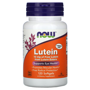 Now Foods, Lutein Esters 10 mg, 120 Softgels - 733739030573 | Hilife Vitamins