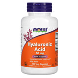 Now Foods, Hyaluronic Acid 50 mg + Msm, 120 Veg Capsules - 733739031570 | Hilife Vitamins