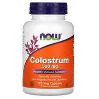 Now Foods, COLOSTRUM 500mg, 120 Capsules - 733739032164 | Hilife Vitamins