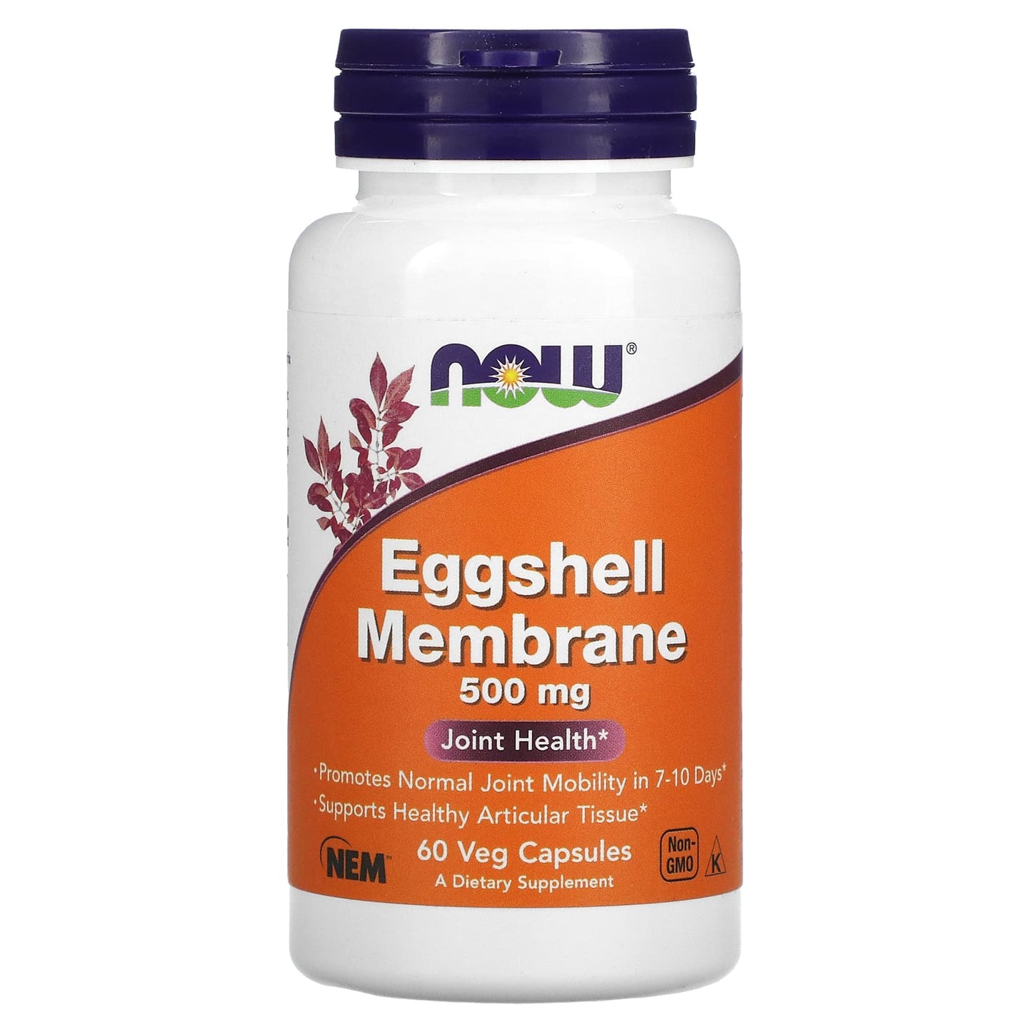 Now Foods, NATURAL EGGSHELL MEMBRANE(R) 500mg, 60 Capsules - 733739033857 | Hilife Vitamins