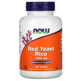 Now Foods, Red Rice Yeast Extract 1200 mg, 120 Tablets - 733739035035 | Hilife Vitamins
