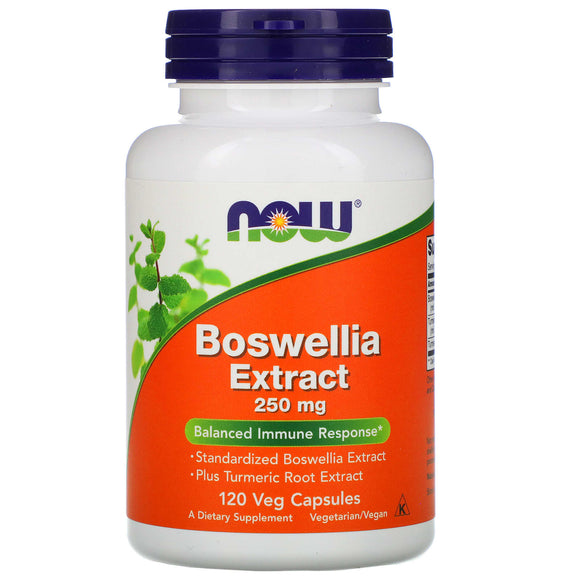 Now Foods, Boswellia Extract, 250 mg, 120 Veg Capsules - 733739046147 | Hilife Vitamins