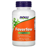 Now Foods, Feverfew 400 mg, 100 Veg Capsules - 733739046703 | Hilife Vitamins
