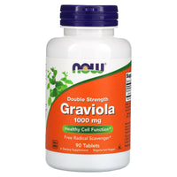 Now Foods, GRAVIOLA 1000 MG, 90 Tablets - 733739046932 | Hilife Vitamins