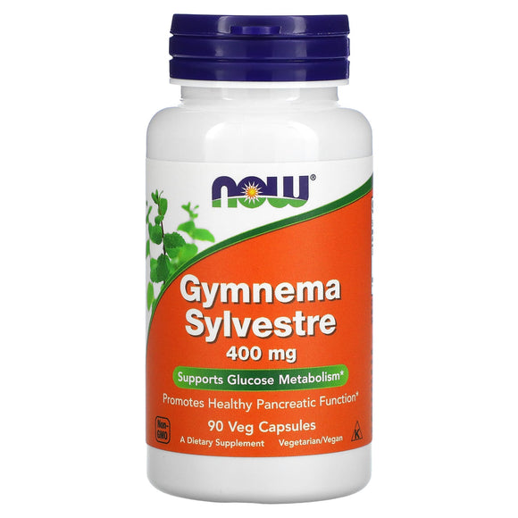 Now Foods, Gymnema Sylvestre 400 mg, 90 Capsules - 733739047076 | Hilife Vitamins
