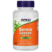 Now Foods, SENNA 470mg, 100 Capsules - 733739047526 | Hilife Vitamins