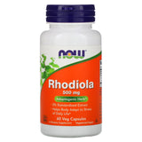 Now Foods, Rhodiola 500 mg Extract, 60 Veg Capsules - 733739047540 | Hilife Vitamins