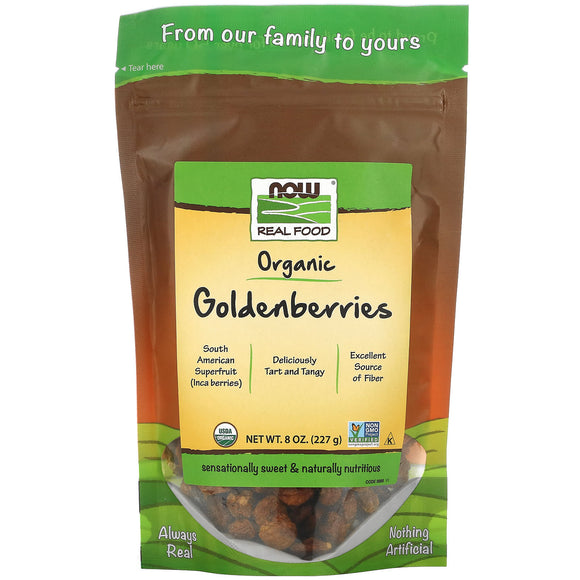 Now Foods, Organic Goldenberries, 8 OZ OZ - 733739056986 | Hilife Vitamins
