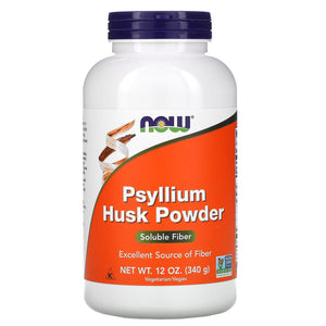 Now Foods, Psyllium Husk Powder, 12 oz - 733739059758 | Hilife Vitamins