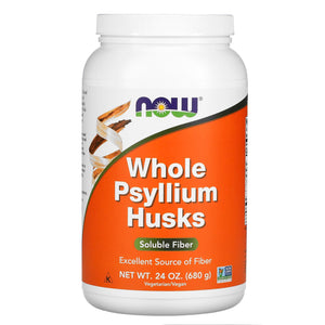 Now Foods, Psyllium Husk Whole Soluble Fiber - 733739059826 | Hilife Vitamins