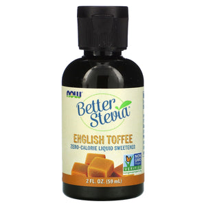 Now Foods, Betterstevia  English Toffee, 2 OZ Liquid - 733739069382 | Hilife Vitamins
