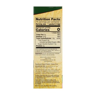 Now Foods, XYLITOL PLUS PACKETS 70/BOX, 75 box UPC 733739069887 | HiLife Vitamins
