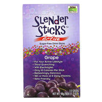 Now Foods, Active Grape Slender Sticks, Sticks pack UPC 733739070944 | HiLife Vitamins