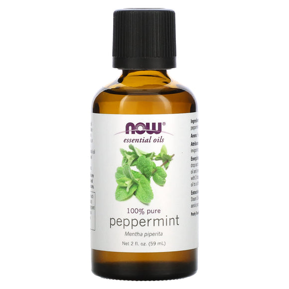 Now Foods, Peppermint Oil, 2 OZ oil - 733739074959 | Hilife Vitamins