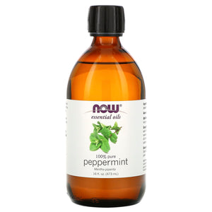 Now Foods, Peppermint Oil, 16 OZ oil - 733739075918 | Hilife Vitamins