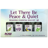 Now Foods, Let There Be Peace & Quiet Essential Oil Relaxing Kit, RELAXING oil