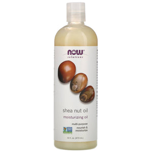 Now Foods, Shea Nut Oil, 16 fl oz - 733739077028 | Hilife Vitamins