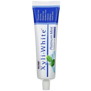 Now Foods, XyliwhiteTm- Baking Soda Toothpaste, 6.4 Oz - 733739080912 | Hilife Vitamins