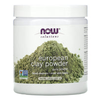 Now Foods, European Clay, 14 OZ Powder UPC 733739081513 | HiLife Vitamins