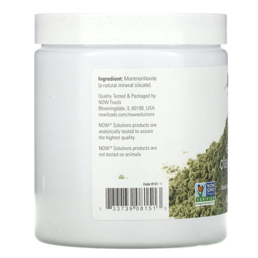Now Foods, European Clay, 14 OZ Powder UPC 733739081513 | HiLife Vitamins