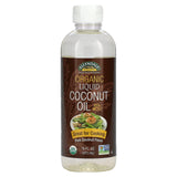 Now Foods, Ellyndale Organics, Organic Liquid Coconut Oil, Pure Coconut, 16 Oz - 854273005206 | Hilife Vitamins