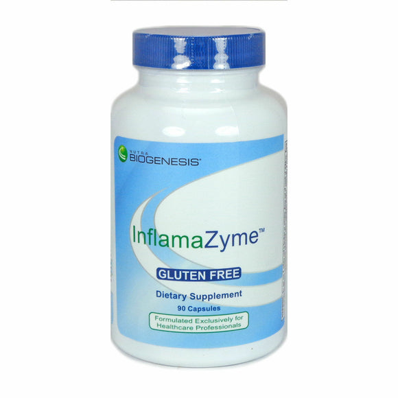 Nutra BioGenesis, InflamaZyme, 90 Veggie Capsules - 812806102877 | Hilife Vitamins