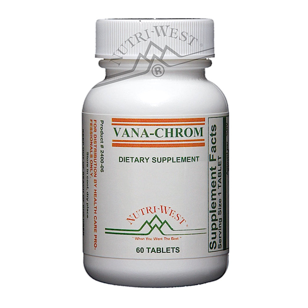 Nutri West, Vana-Chrom, 60 Tablets UPC NW1293 | HiLife Vitamins