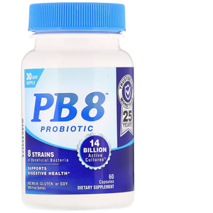Nutrition Now, Pb 8 Pro-Biotic Acidophilus, 60 Capsules - 027917001067 | Hilife Vitamins