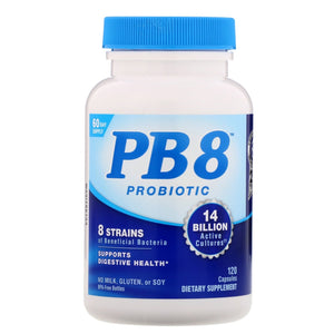 Nutrition Now, Pb 8 Pro-Biotic Acidophilus, 120 Capsules - 027917001128 | Hilife Vitamins