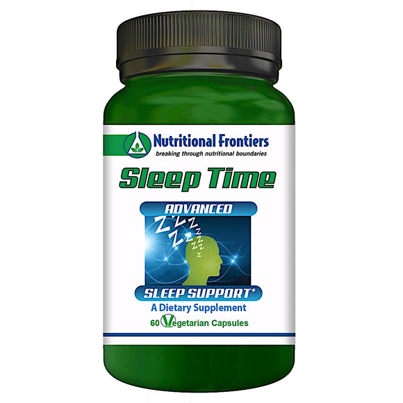 Nutritional Frontiers, Sleep Time, 60 Vegetarian Capsules - 815317010457 | Hilife Vitamins