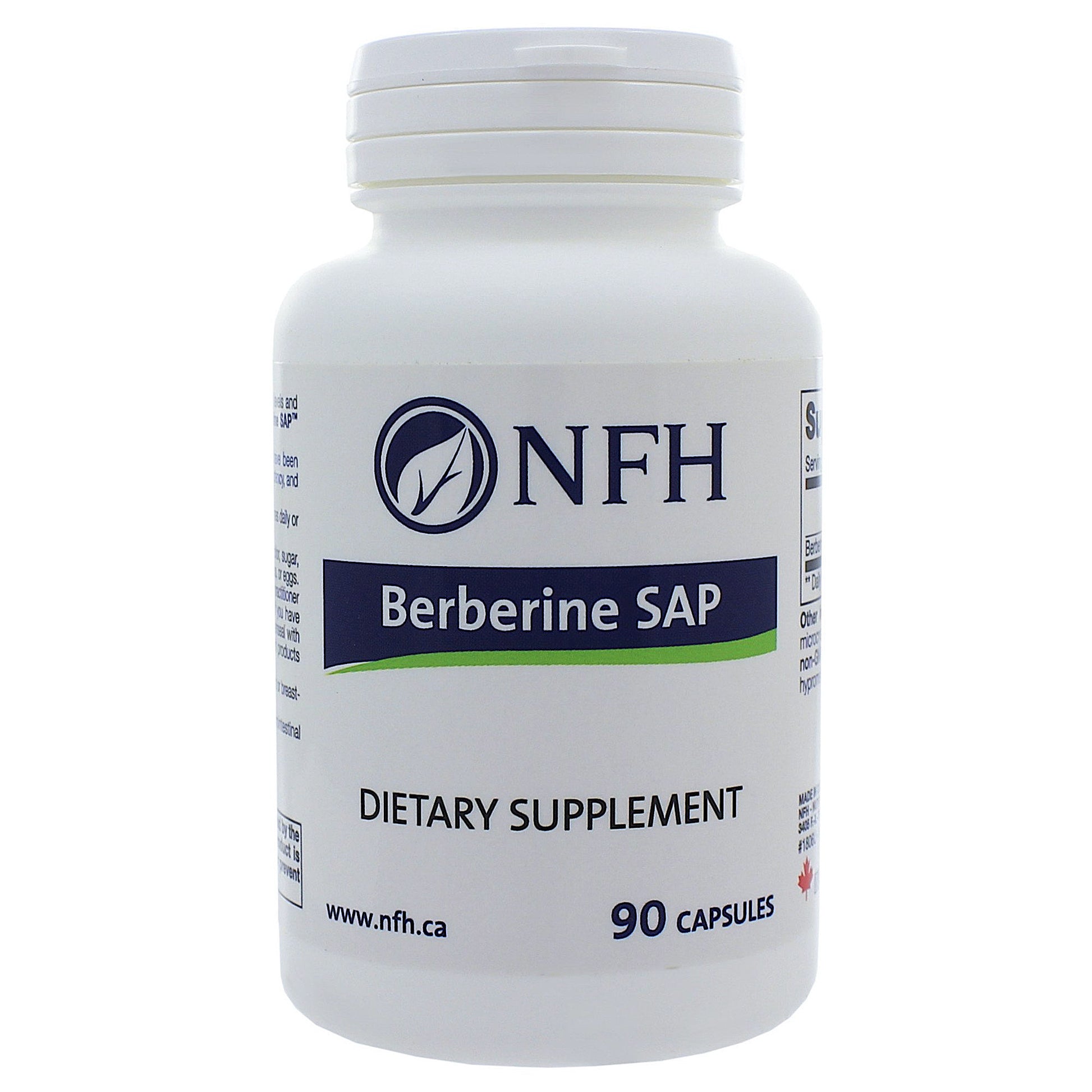 nutritional Fundamentals for health, Berberine SAP, 90 Capsules UPC 856711001887 | HiLife Vitamins