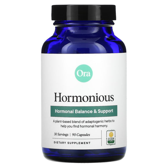 Ora Organic, Hormonious: Hormonal Balance & Support, 90 Capsules - 856720007580 | Hilife Vitamins