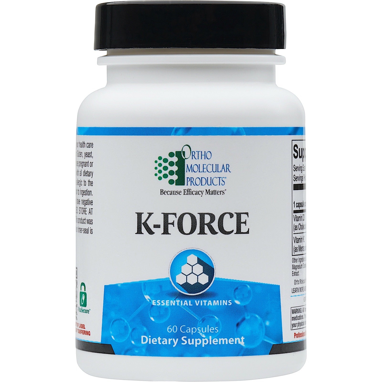 Ortho Molecular, K Force, 60 Capsules - 615033001353 | Hilife Vitamins