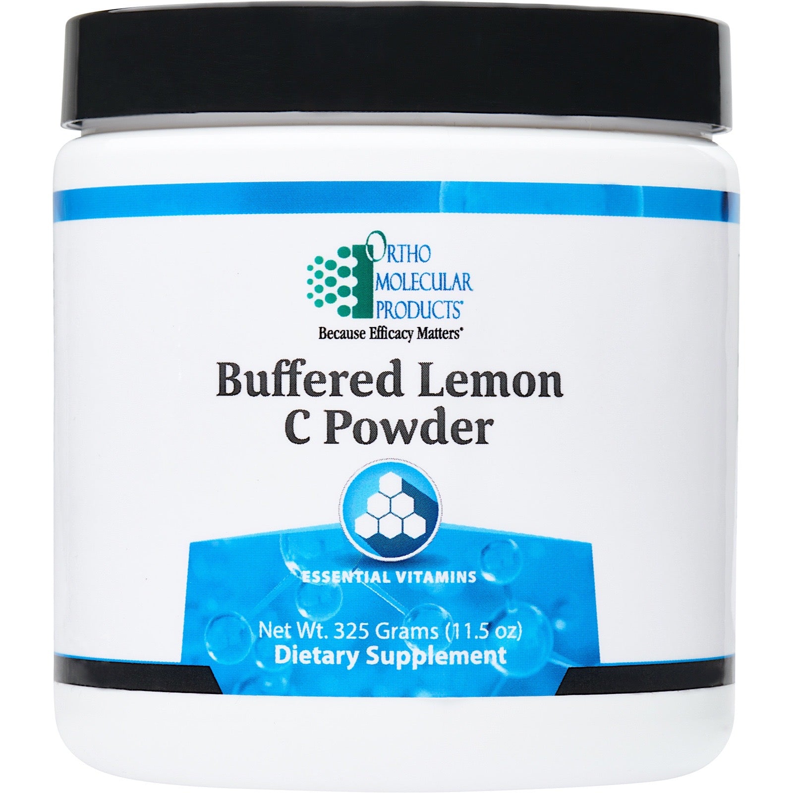 Ortho Molecular, Buffered C Powder Lemon, 11.5 Oz UPC 615033001407 | HiLife Vitamins