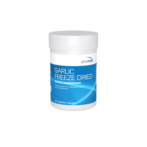 Pharmax, Garlic Freeze Dried, 90 Vegatable Capsules - 883196203703 | Hilife Vitamins
