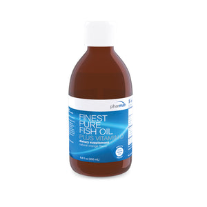 Pharmax, Finest Pure Fish Oil Plus Vitamin D, 6.8 fl oz - 883196214204 | Hilife Vitamins