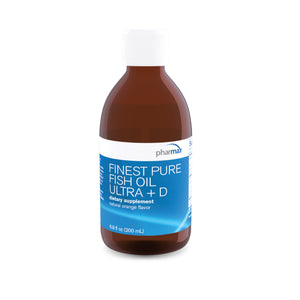 Pharmax, Finest Pure Fish Oil Ultra + D, 6.8 fl oz - 883196218158 | Hilife Vitamins