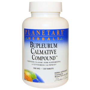 Planetary Herbals, Bupleurum Calmative Compound 560 mg, 120 Tablets - 021078102106 | Hilife Vitamins
